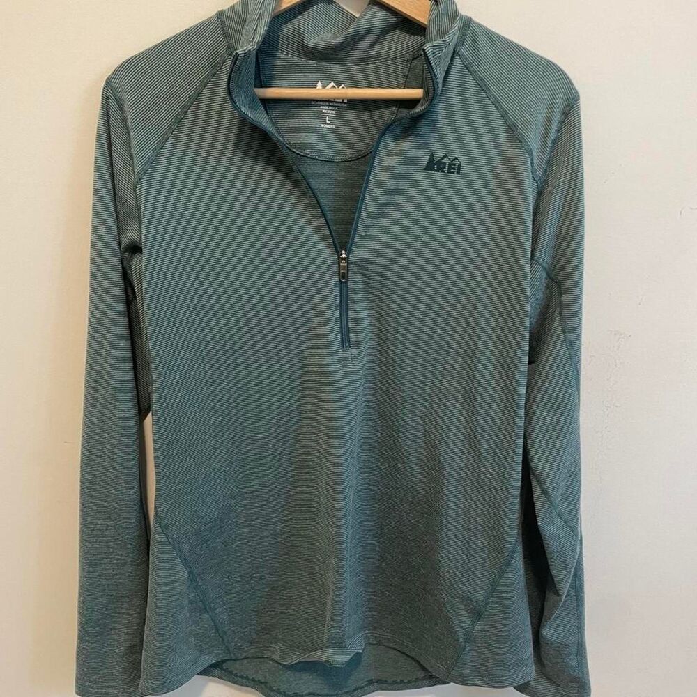 Aerie Women's Green and Blue Sweatshirt